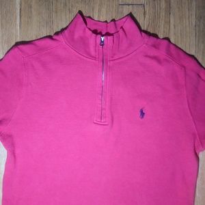 Polo Ralph Lauren Pink Pullover - Quarter Zip